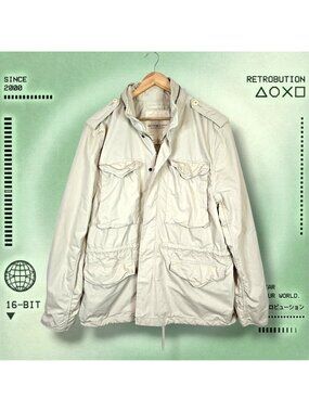 Denim & Supply Ralph Lauren Military Cargo Jacket Tan Size L